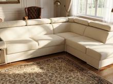 Fotogalerie Rozkládací rohová sedací souprava Metrix IV s výsuvným barem a úložným prostorem - šedá