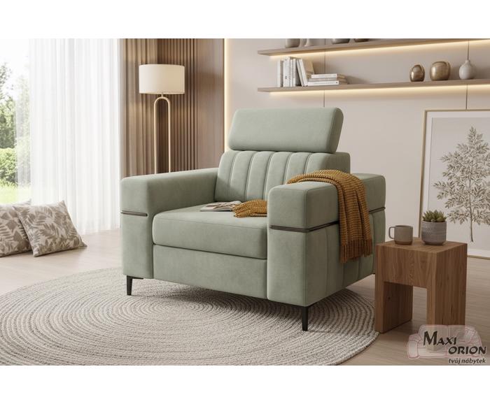 Ukázka interiéru – takto může vypadat Vaše křeslo, prošití Massimo