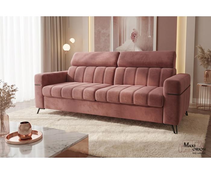 Ukázka interiéru – takto může vypadat Vaše pohovka s úložným prostorem Metrix Alicante