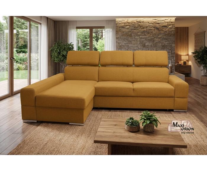 Ukázka interiéru – takto může vypadat Vaše sedací souprava Metrtix I. ve tvaru L