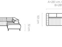 Fotogalerie Rohová sedací souprava Sleep 140 na každodenní spaní  - výběr potahů