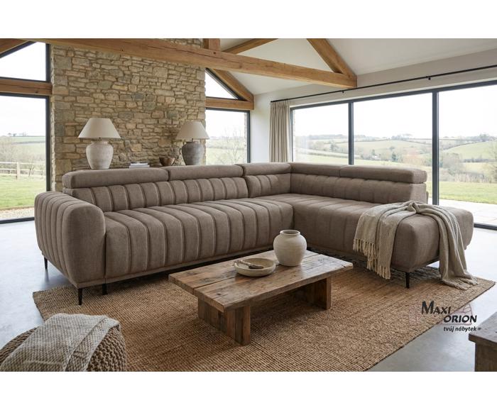 Fotogalerie Rohová sedací souprava Sleep 120 na každodenní spaní - výběr barev