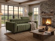 Fotogalerie Rozkládací pohovka na každodenní spaní Sleep 140 - zelená