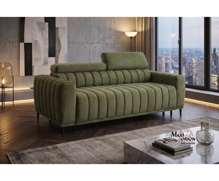 Ukázka interiéru – takto může vypadat Vaše rozkládací pohovka na každodenní spaní Sleep 140 - zelená