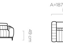 Fotogalerie Rozkládací pohovka na každodenní spaní Sleep - 140 béžová