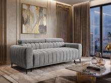 Fotogalerie Rozkládací pohovka na každodenní spaní Sleep - 140 - šedá