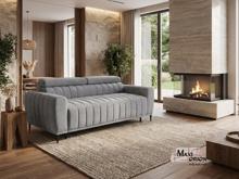 Fotogalerie Rozkládací pohovka na každodenní spaní Sleep - 140 - šedá