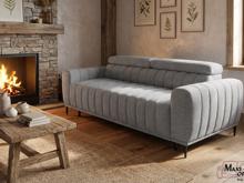 Fotogalerie Rozkládací pohovka na každodenní spaní Sleep - 140 - šedá