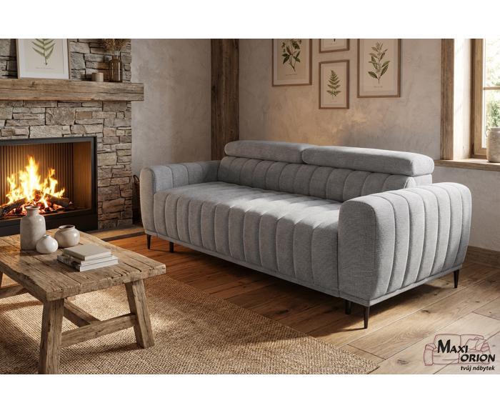 Rozkládací pohovka na každodenní spaní Sleep 140, šedá - ilustrační fotografie