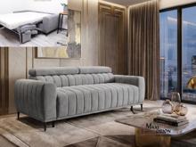 Fotogalerie Rozkládací pohovka na každodenní spaní Sleep - 140 - šedá