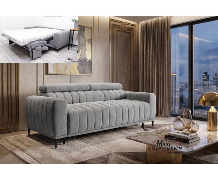 Fotogalerie Rozkládací pohovka na každodenní spaní Sleep - 140 - šedá