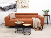 Fotogalerie Rozkládací pohovka na každodenní spaní Sleep - 140 hořčicová