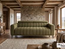 Fotogalerie Rozkládací pohovka na každodenní spaní Sleep - 140 - světle modrá