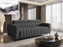 Fotogalerie Rozkládací pohovka na každodenní spaní Sleep - 140 tmavě šedá