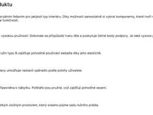 Fotogalerie Rohová sedací souprava Aviro ve tvaru U s širokým otomanem - výběr potahů