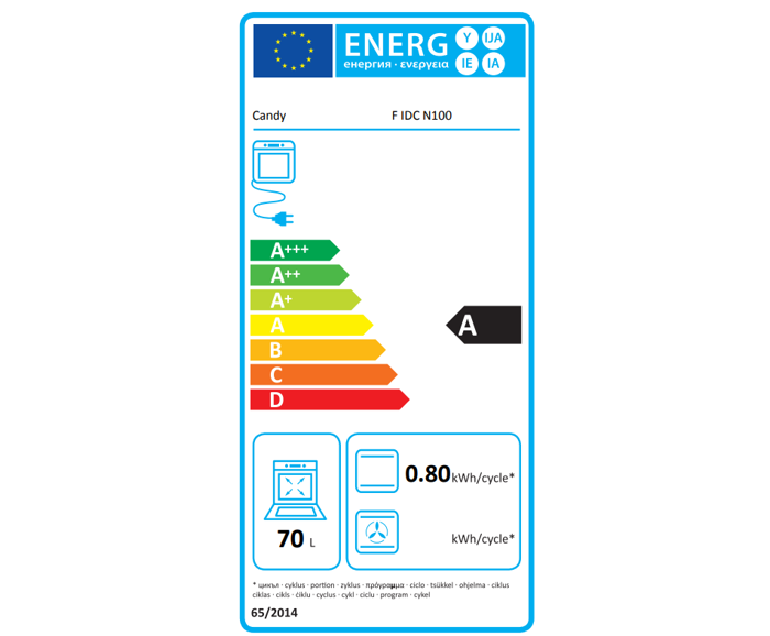 Fotogalerie Vestavná statická trouba CANDY FIDC N100 IDEA