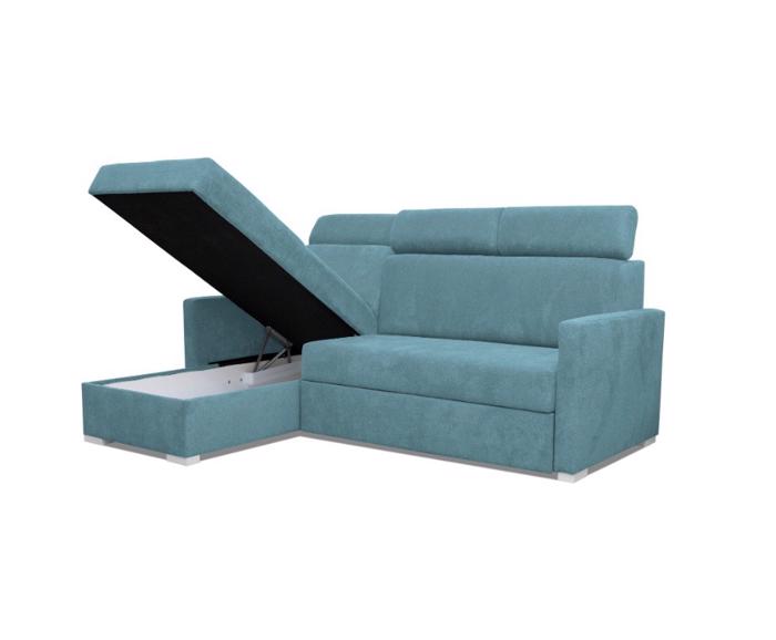 Fotogalerie Rohová sedací souprava Hugo mini - výběr potahů