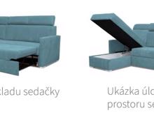 Fotogalerie Rohová sedací souprava Hugo mini - Salvador 12