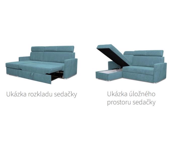 Fotogalerie Rohová sedací souprava Hugo mini - Salvador 12