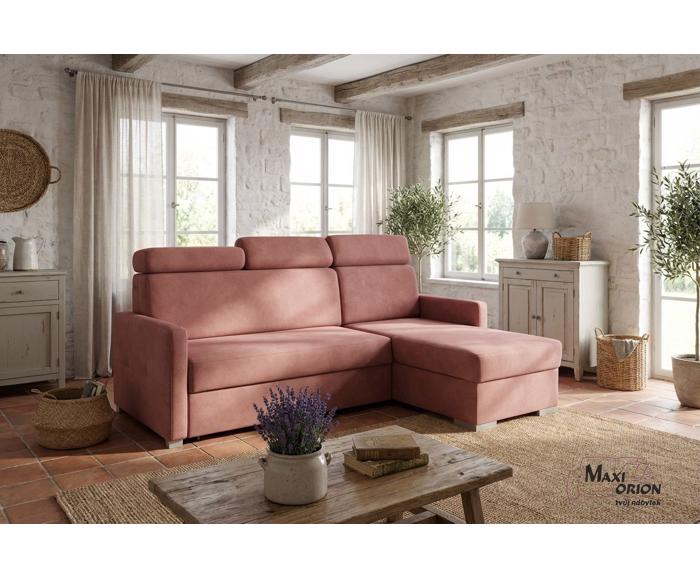 Fotogalerie Rohová sedací souprava Hugo mini - výběr potahů