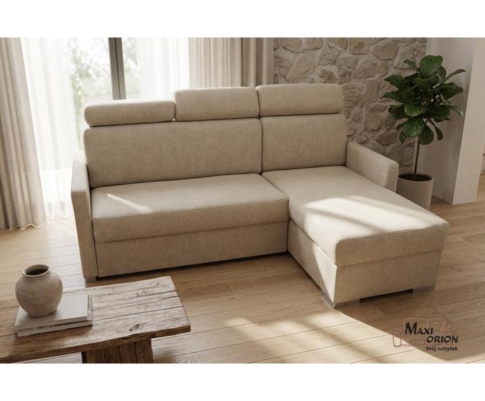 Fotogalerie Rohová sedací souprava Hugo mini - výběr potahů