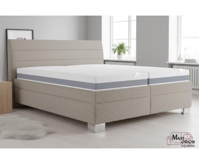 Fotogalerie Blanář - čalouněná postel Vernon 160x200 - béžová - bez matrace