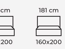 Fotogalerie Blanář - čalouněná postel Vernon 180x200 - béžová - bez matrace