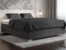 Fotogalerie Blanář - čalouněná postel Vernon 160x200 - tmavě šedá - matrace Asteria