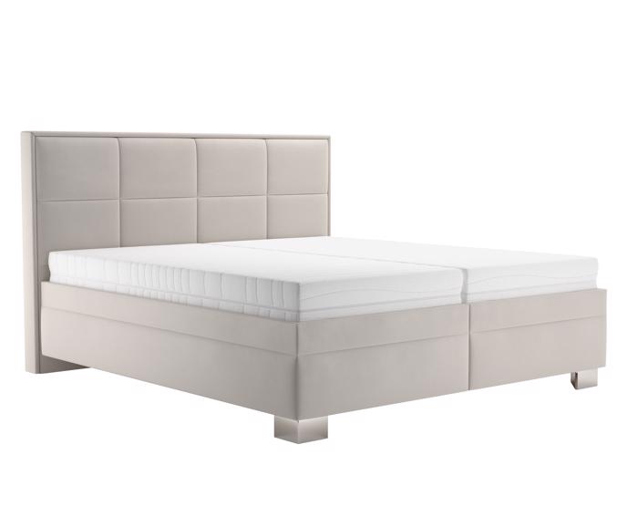 Fotogalerie Blanář - čalouněná postel Ela 160x200 - hnědá