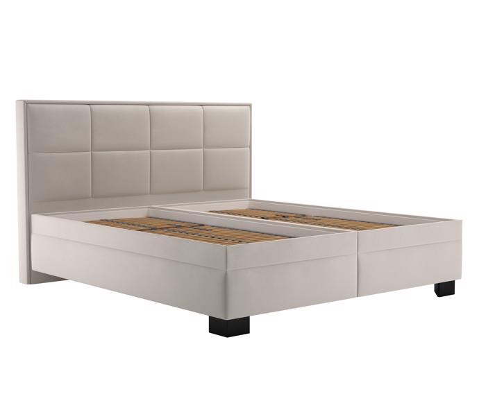 Fotogalerie Blanář - čalouněná postel Ela 160x200 - hnědá