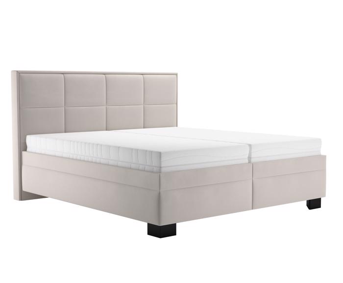 Fotogalerie Blanář - čalouněná postel Ela 180x200 - hnědá