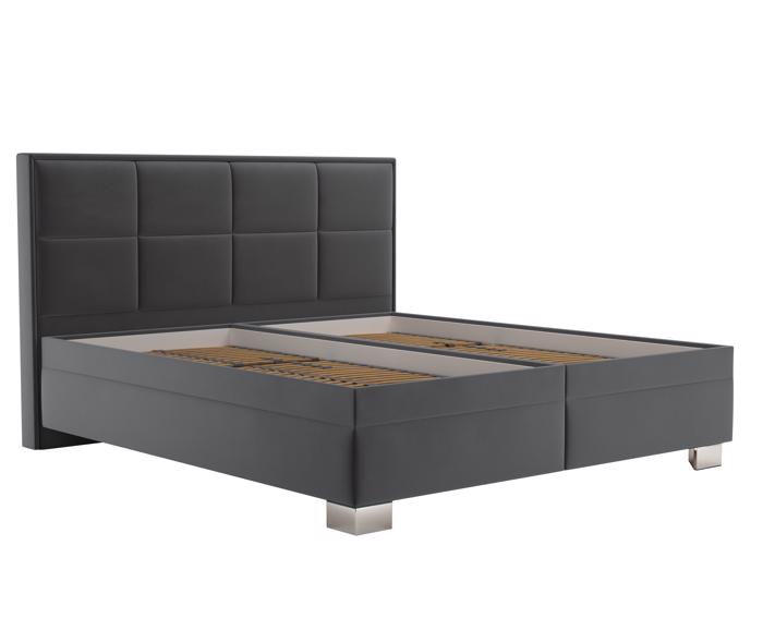 Fotogalerie Blanář - čalouněná postel Ela 160x200 - šedá