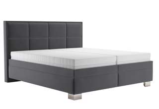 Blanář - čalouněná postel Ela 160x200 - šedá