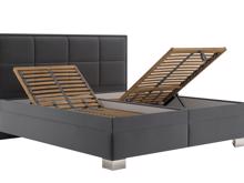 Fotogalerie Blanář - čalouněná postel Ela 160x200 - šedá