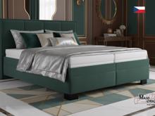 Fotogalerie Blanář - čalouněná postel Ela 180x200 - zelená