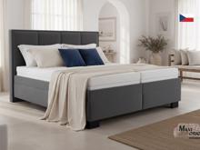 Fotogalerie Blanář - čalouněná postel Ela 180x200 - tmavě šedá