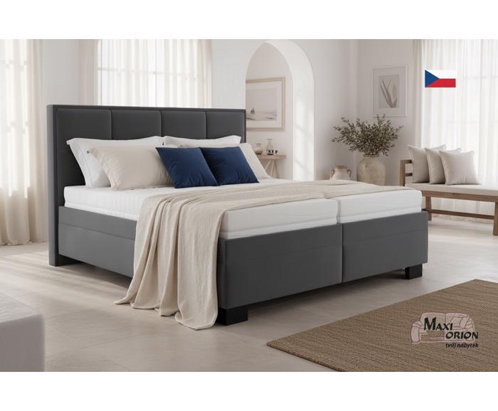 Fotogalerie Blanář - čalouněná postel Ela 180x200 - tmavě šedá