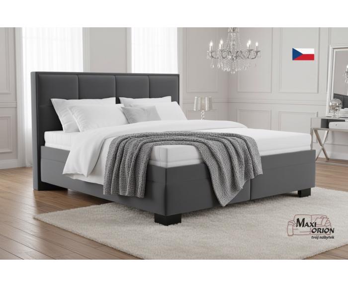 Fotogalerie Blanář - čalouněná postel Ela 180x200 - tmavě šedá
