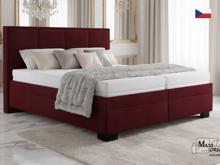 Fotogalerie Blanář - čalouněná postel Ela 180x200 - bordó
