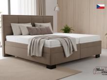 Fotogalerie Blanář - čalouněná postel Ela 180x200 - šedo-hnědá