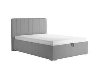 Blanář - čalouněná postel August 140x200 - šedá