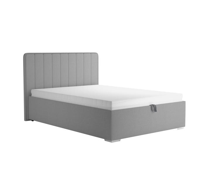 Fotogalerie Blanář - čalouněná postel August 140x200 - šedá