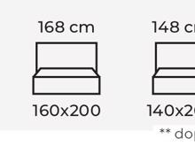 Fotogalerie Blanář - čalouněná postel August 140x200 - šedá