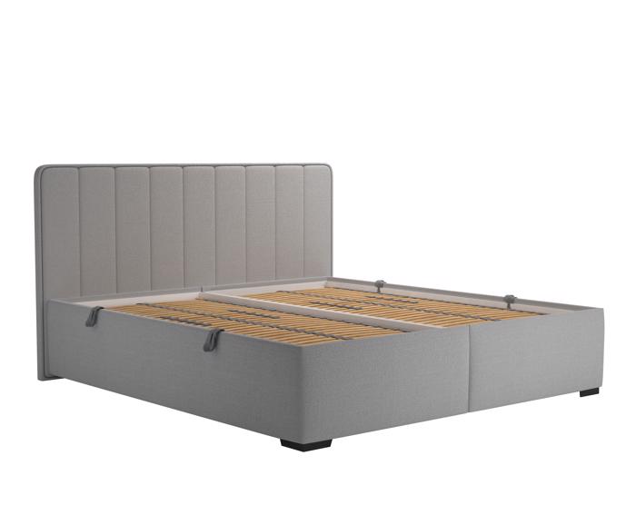 Fotogalerie Blanář - čalouněná postel August 160x200 - kamenitá šedá