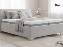 Fotogalerie Blanář - čalouněná postel Vernon 180x200 světle šedá bez matrace