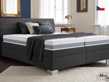 Fotogalerie Blanář - čalouněná postel Vernon 160x200 - tmavě šedá - bez matrace