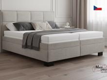 Fotogalerie Čalouněná postel Ela šedá 180x200 Blanář + zvýhodněná cena matrací