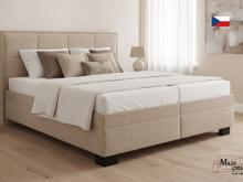 Fotogalerie Blanář - čalouněná postel Ela 180x200 - hnědá