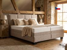 Fotogalerie Blanář - čalouněná postel Ela 160x200 - hnědá