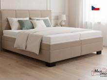 Fotogalerie Blanář - čalouněná postel Ela 160x200 - hnědá